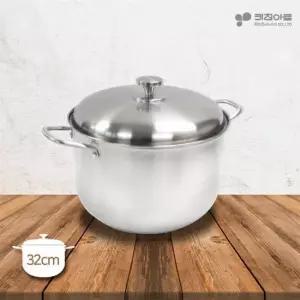 키친아트 퀸즈 IH 304스텐 곰솥냄비 32cm