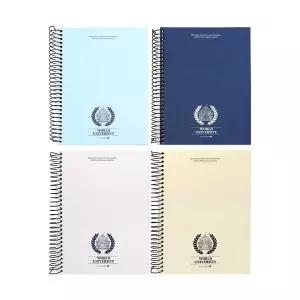 스프링연습장 월드캠퍼스 연습공책 무선 연습 스프링노트 노트 1개