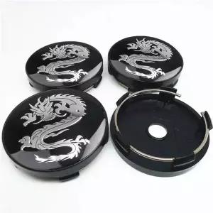 벤츠 호환 호환휠캡 4pcs 범용 60mm 드래곤 엠 블 럼 자동차 휠 센터 캡 허브 커버 배지 메르세데스 BMW Le
