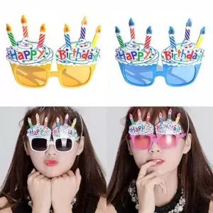 케이크 컵케익 생일파티안경 포인트안경 생일파티용품 축하가랜드