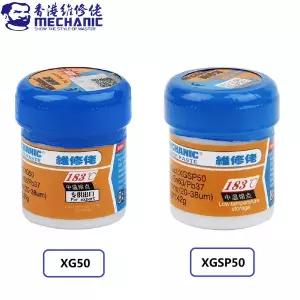 납땜페이스트 실납 MECHANIC XG50 XGSP50 Sn63/Pb37 솔더 주석 페이스트 융점 183  전화 PCB 보드 SMD 칩