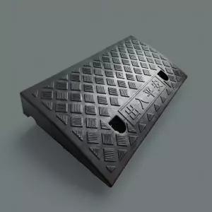 문턱 계단 경사대 받침 휠체어 진입판 차량 주차 발판 50x27x9cm 슬로프 오르막패드 자동차 경사로 가드 차