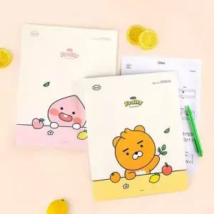 클리어화일 손잡이 지퍼파일 클리어파일 투명 문서 파우치 40p 서류