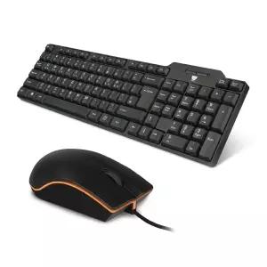 사무용 키보드 마우스 세트 유선 CY27KBMS15U멤브레인 일반 PC 컴퓨터 USB 일반형 용키보드 실키보드