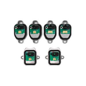 밝은 노란색 주간 주행등, BMW 3 시리즈 F30 LCI 3 'F31 63117419610 63117419615 자동차 LED DRL 엔젤 아