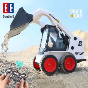 RC카 더블 E E594 1 14 원격 차량 트럭 RC 스티어 슬립 차량용 엔지니어링 로더 스키드 제어 굴삭기