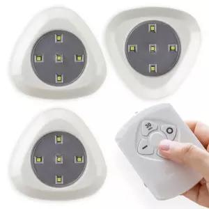 트라이브라이트 원터치 부착식 LED 조명 무드등 3p 리보조등 터치등 식조명 건전지 LED미니 벽등 간접 웜라