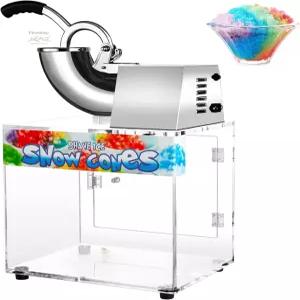 VNN 48L 스노우 콘 기계 500L/H 상업용 빙수 300W 전기 제빙기 파티 활동 가족 모임 이벤트에 적합합니다