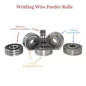 무연납 실납 납땜 와이어 MIG 용접 피드 롤 V U 널링 그루브 0.6mm 0.8mm 1.0mm 크기 30x10x10mm LRS-775S