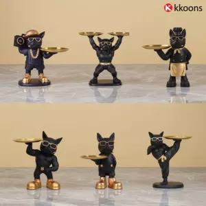 (품질보장) 빈티지 레트로 인테리어 소품 오브제 열쇠 키트레이 악세사리트 차트 진열대 책상 장식 불독
