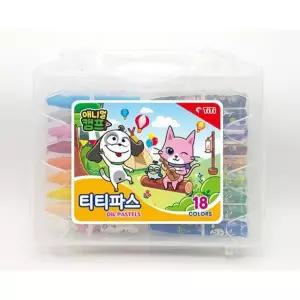 티티경인 크레파스 18색 공용