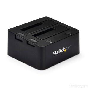 STARTECH.COM DUAL-BAY USB 3.0 TO SATA 및 /HDD 도크, 2.5 외장 III 도킹 /3.5인치 탑 로딩(UNIDOCKU33) /IDE, 스왑 IDE 스테이션, 드라이브 하드 베이, SSD