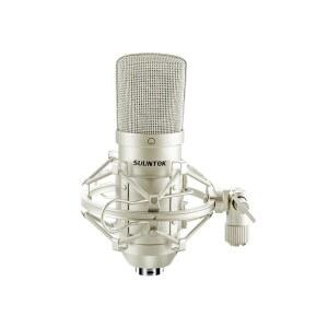 SUUNTOK XLR 콘덴서 마이크 녹음 PC 스트리밍, 오버, 키트 ASMR, (실버) 컴퓨터 카디오이드 보컬용 유튜브, 홈 게임, 팟캐스트 스튜디오 보이스