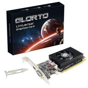 GeForce GT 610 2G DDR3 로우 프로파일 그래픽 카드 PCI Express 1.1 x16 HDMI/VGA PC SFF HTPC용 엔트리 레벨 GPU Win11과 호환 가능