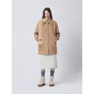 갤러리아 [25F/W] 듀엘 넥비조 싱글 하프 코트_D254MSG232