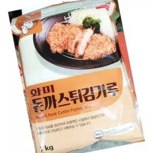 화미 돈까스 튀김 가루 1kg 15개 업소용 튀김 재료 식당 사장님