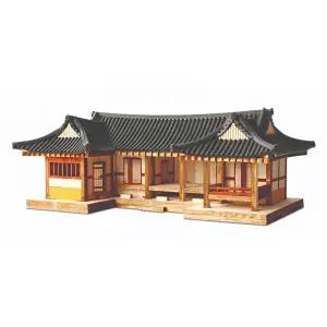 영공방 HO ㄷ자 기와집 (YM610)모형만들기 용품 조립 만들기키트 어린이용 즈용 만들기완구 나무 만들기 재