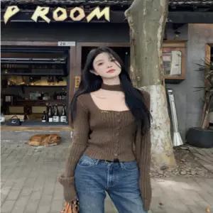 따뜻하면서도 세련된무드 골지니트 가디건 머플러세트미니 숏가디건 긴팔 스카프