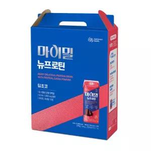 마이밀 마시는 뉴프로틴 딥초코 190ml x 16팩단백질음료 프로 어르신선물 드링크 보충 보충제 용드링크