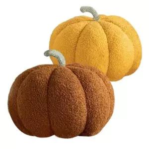 펌프킨 호박 쿠션 부드럽고 편안한 디자인쿠션 28cm