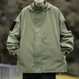 남성구스다운 남성 오버핏 캐주얼바람막이 스포티 베이직찍찍이자켓