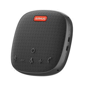 AIRHUG 회의 스피커 및 마이크, 360 고급 팀과 스피커폰, 픽업 플레이, 앤 음성 기능이 소음 USB-C 있는 MS 호환 블루투스 ZOOM 플러그 감소,