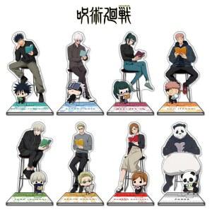 고죠피규어 JUJUTSU KAISEN 아크릴 스탠드 GOJO SATORU 차고 피규어 미니어처 키트 인형 GK