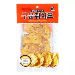 구운쥐치포 40g x 5개입안주 술안주 맥주 주전부리 마른 간식 편맥 주용 골프 골프장 쥐포 꾸이포 구이포