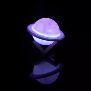 새턴 무드등 (Mars Lamp)18 cm( 7색 )수유등 다용도등 인테리어등 무선등 조명 감성등 모양등 행성등 수면