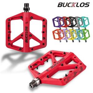 BUCKLOS MTB 자전거 페달 밀폐형 베어링 산악 도로 플랫 초경량 9 16 부품