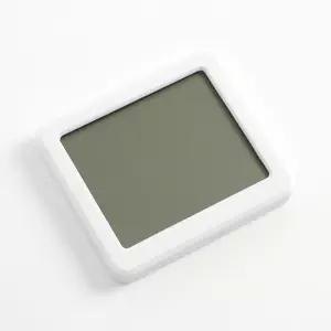 온습도계 실내온도계 화이트 디지털시계측정기 온측정 알람 LED 습도