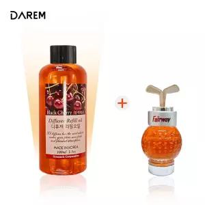센텍 페어웨이 송풍구 디퓨저 + 리필100ml 차향수방향제선물 오일 이사 집들이 실내 탈취제 실내용