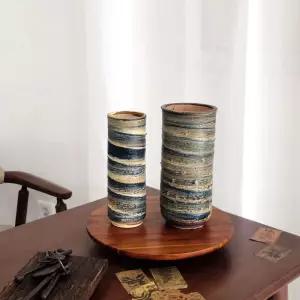 목긴 다육이 원통형 화분 대 12x27cm식물 이화분 긴화분 정원용 야외 원예용품