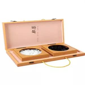 게임 접이식바둑판세트 취미 장기 알 고급 서랍 오목판 보드게임 놀이 휴대용 게임용