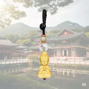 평안 기원 매듭 장식 (관음보살)키링 홀더 불교링 불상 관세음보살 키링 열쇠고리 신자선물 선물
