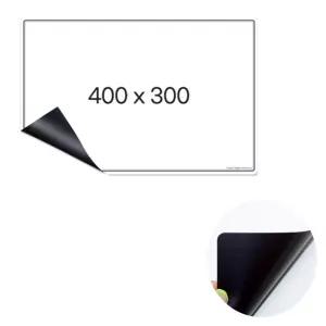 철제 탈부착 메모 자석보드 패드 화이트 400X300판 게시 냉장고 마그넷 계획 보드