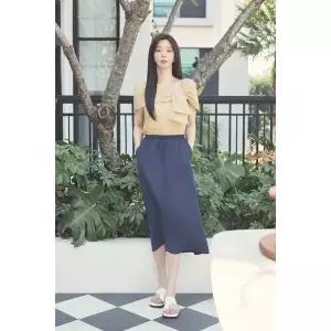 [시슬리]스트링 H라인 밴딩 스커트