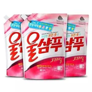 [셀러허브 생활리빙][애경] 애경 중성세제 울샴푸 오리지날 1.4L 리필 3개 (27732495)