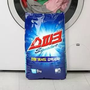 [셀러허브 생활리빙][애경] 애경 스파크 시그니처 가루 세탁세제 9kg 리필 (27732517)