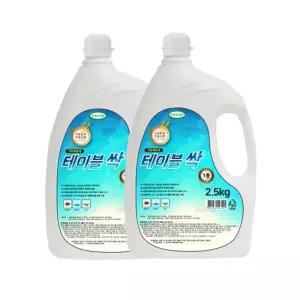 VA 비바크린 테이블싹 2.5L 2개 - 21세기넘버원 에코 안전한식탁세정제 탈취제 기름때제거제 제크리너 업소