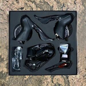 WHEELTOP EDS TX 무선 전자 로드 자전거 그룹셋, 7~14단, 전면 및 후면 변속기, 카본, 림/디스크 브레이크