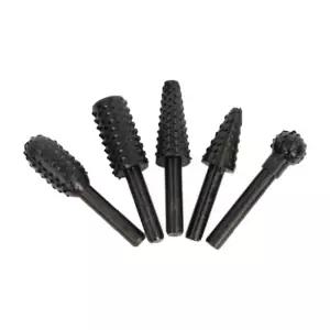 목재홈파기 트리머 공예 조각 6.2MM HSS 5PCS 드릴비트 1SET로터리 목공기리 날비트 홈파기