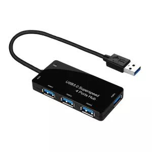 4포트 USB3.0 무전원 허브 마우스 키보드 카드리더기USB연장 USB멀티충전 확장 USB케이블 USB4 USB USB용품