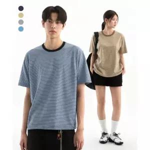 브렌슨 페어 멀티 스트라이프 반팔티 4Color