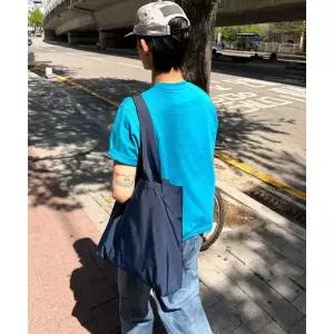 브렌슨 쿨링 프레이 라운드넥 반팔티 블루