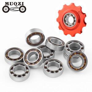 MUQZI 자키 휠 베어링, 자전거 후면 드레일러 도르래 세라믹 4mm, 5mm