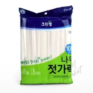 일회용 나무젓가락 100개입 개별포장 백양목 캠핑 등산 행사용 캠핑용품 야외용품 행사용품