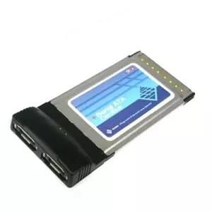 2포트 PCMCIA 32비트 카드버스 INITIO ATA SATA노트북소품 데이터장치 외부연결 슬롯 부품