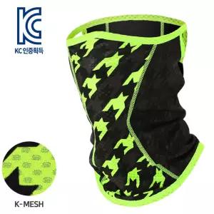 (MASK SR1-EMBO HOUNDTOOTH)K-매쉬 마스크 엠보 하운드투스운동 라이딩 등산 보드 스포츠 여름 넥커버 햇빛