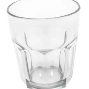 PC 팔각컵 투명 270mL 안깨지는 플라스틱 식당컵 업소용컵 물컵